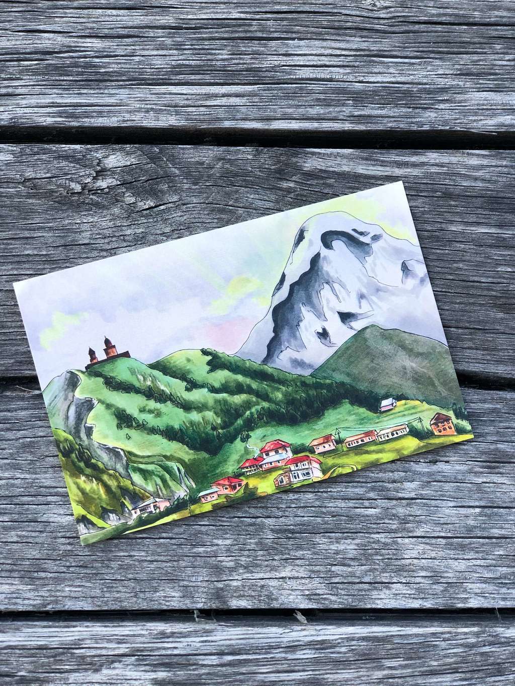 Postcard Kazbegi