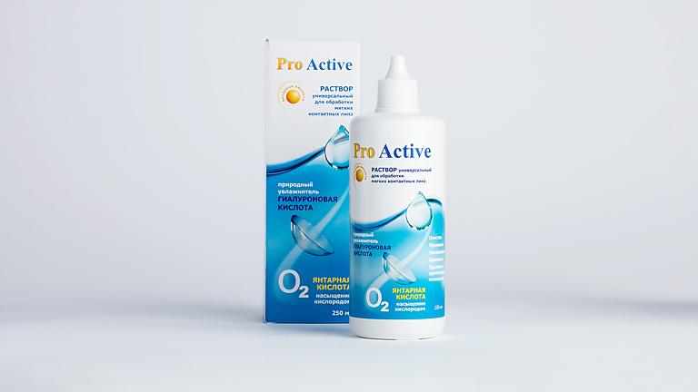Optimed Pro Active, раствор для контактных линз