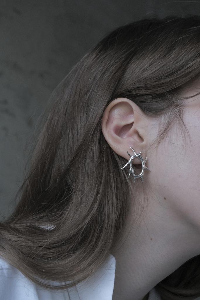 Серьги большие «Агли»