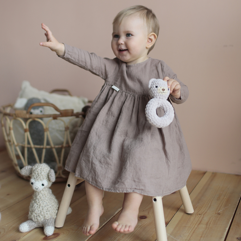 bear - ring rattle (погремушка бублик)