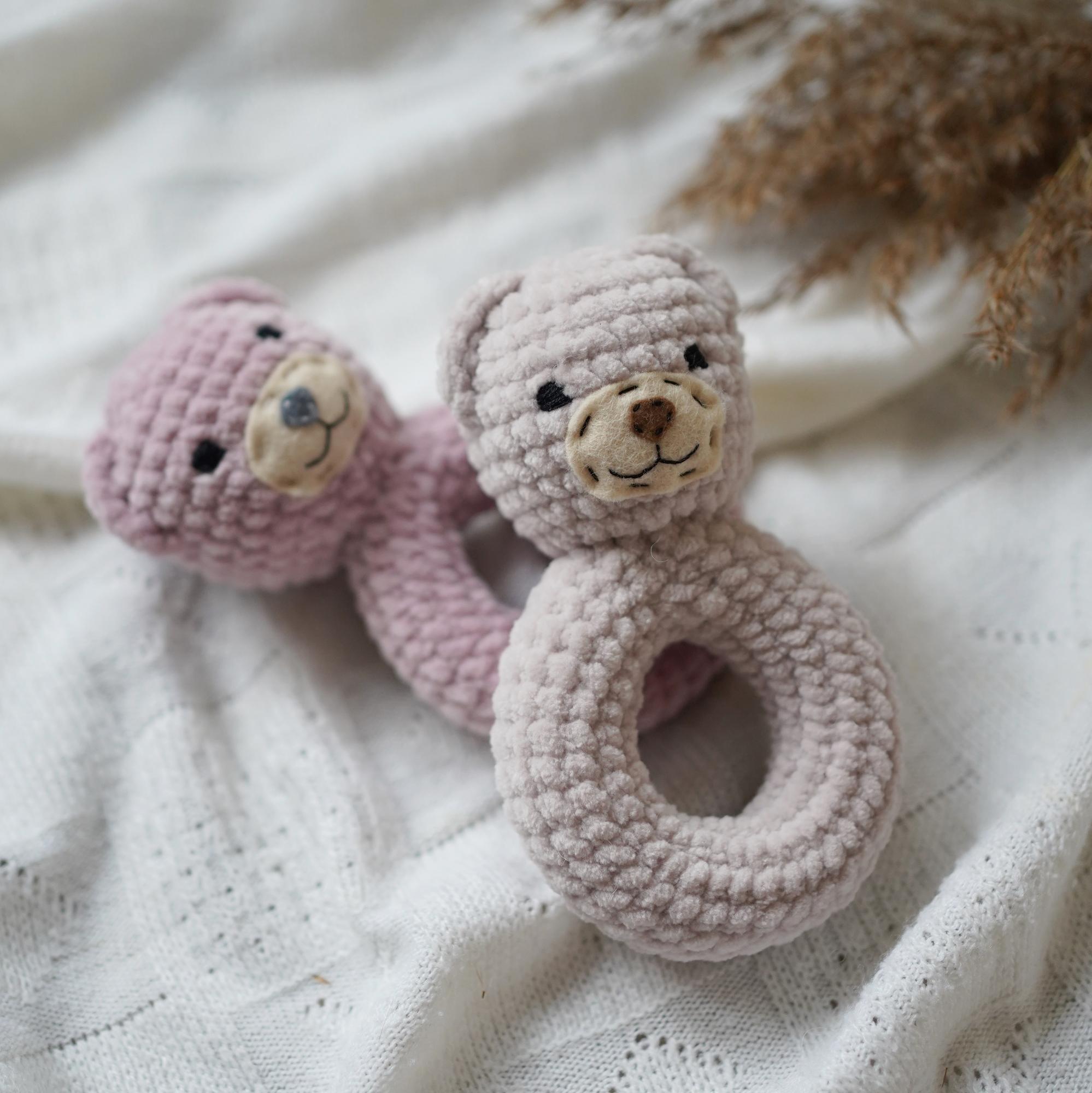 bear - ring rattle (погремушка бублик)