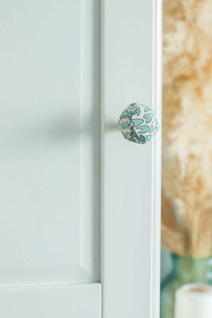 Керамическая мебельная ручка «гексагон»