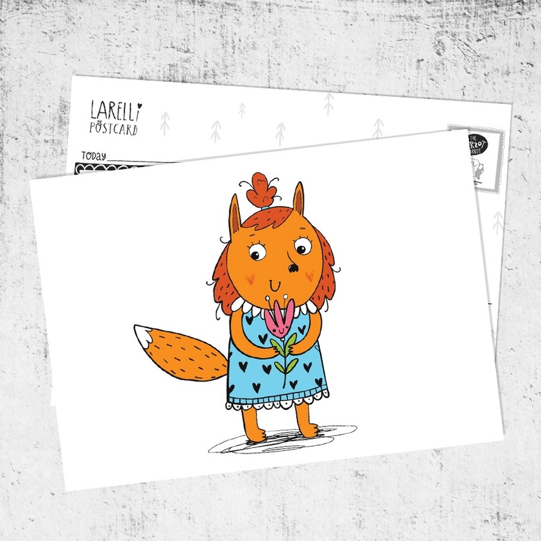 Почтовая открытка «Милашка»