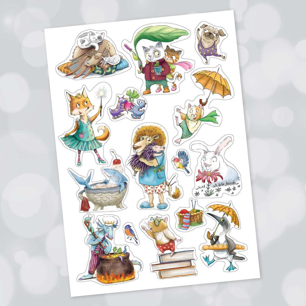 Набор наклеек «Зверики 2021»