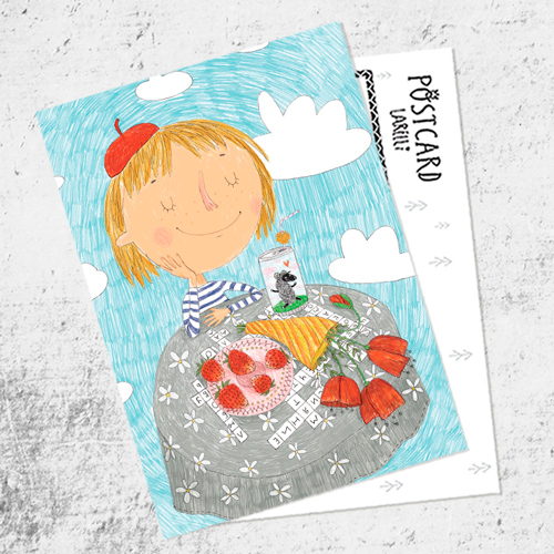 Почтовая открытка «Май»