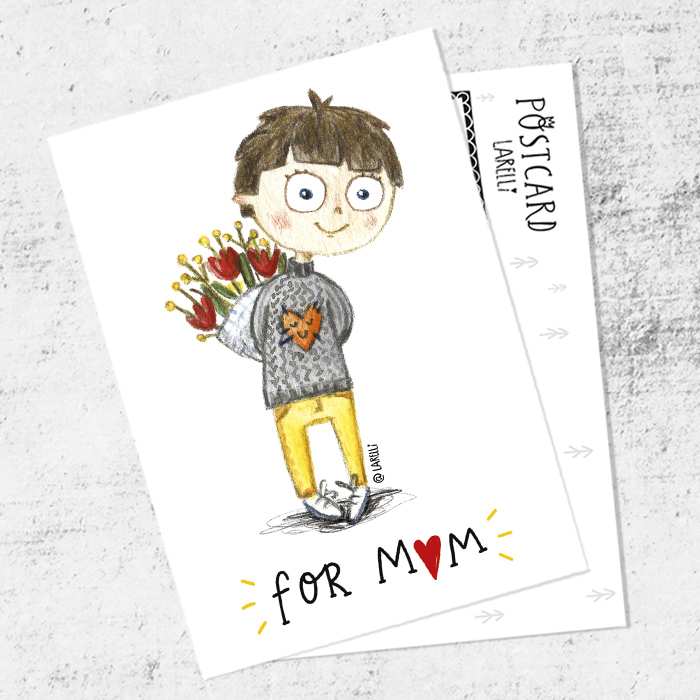 Почтовая открытка «For Mom»