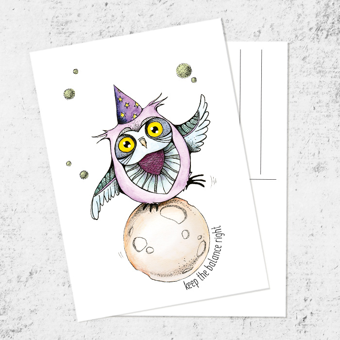 Почтовая открытка «Мировое равновесие»