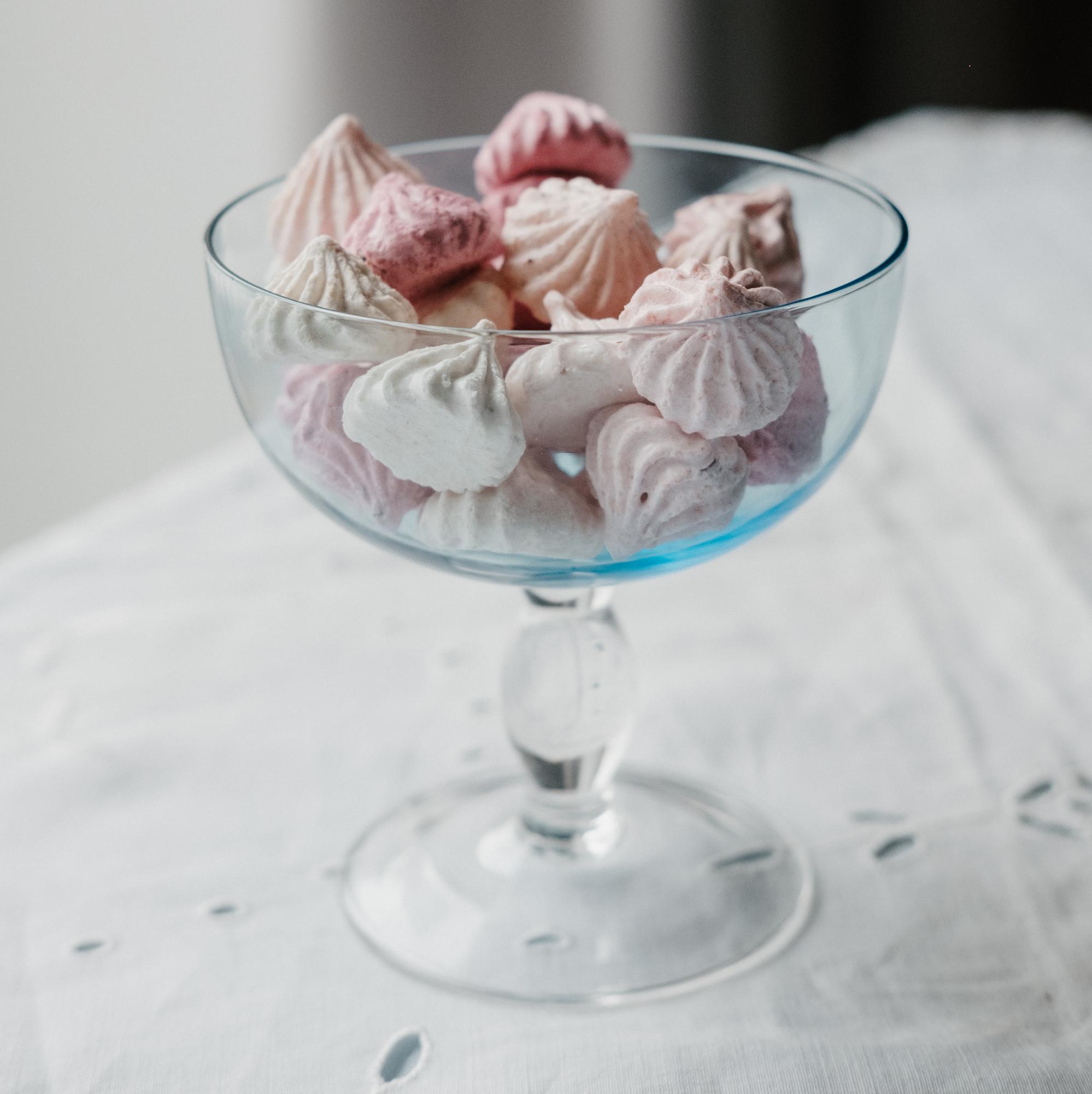 Бокал - креманка голубой