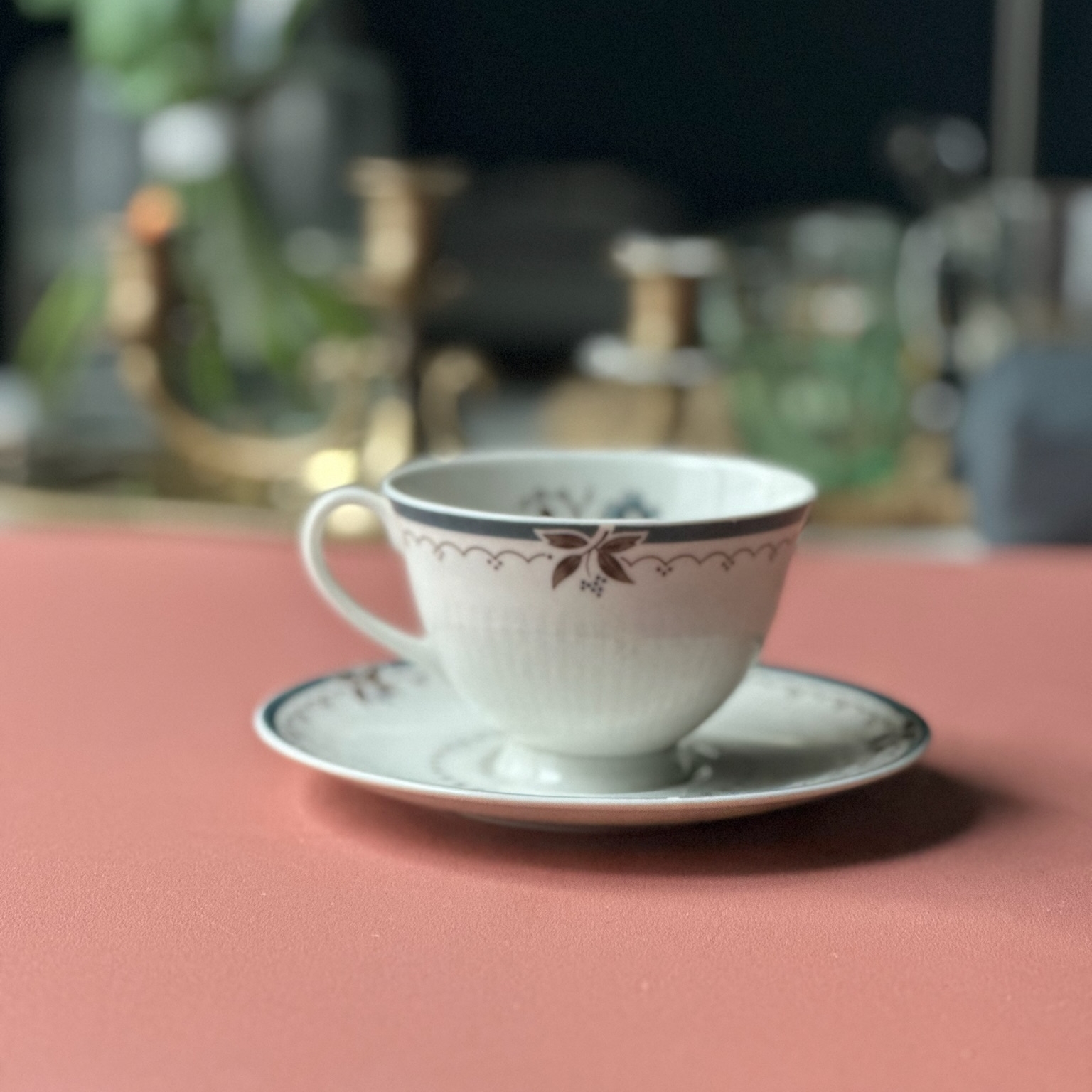 Чайная пара «Зимние цветы»