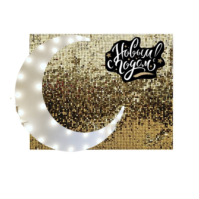 Мерцающая фотозона с часами