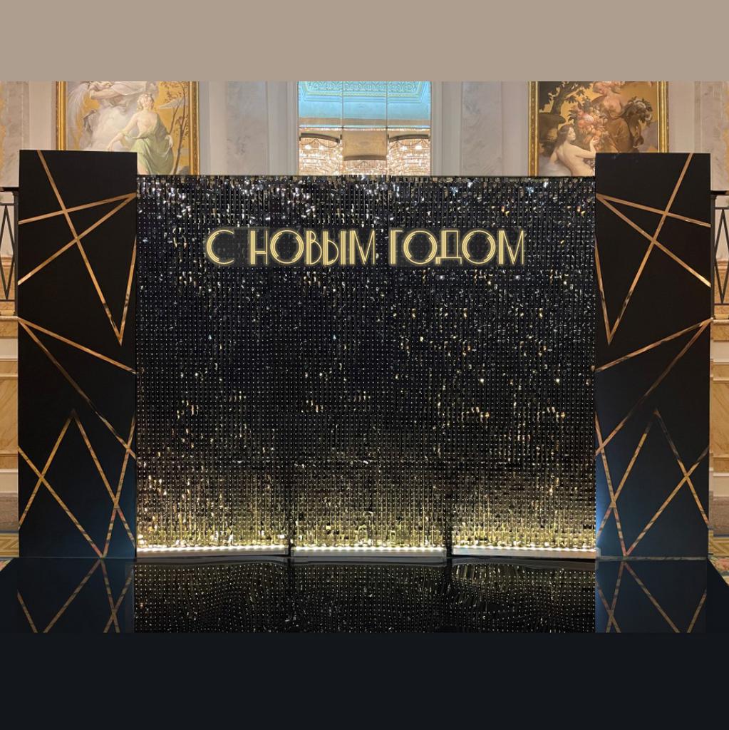 Фотозона в стиле "Гэтсби" новогодняя