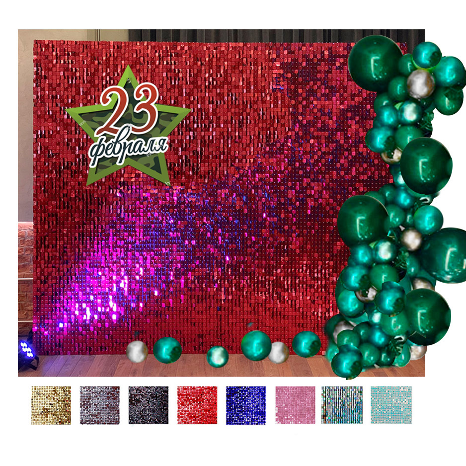 Фотозона на 23 февраля с шарами