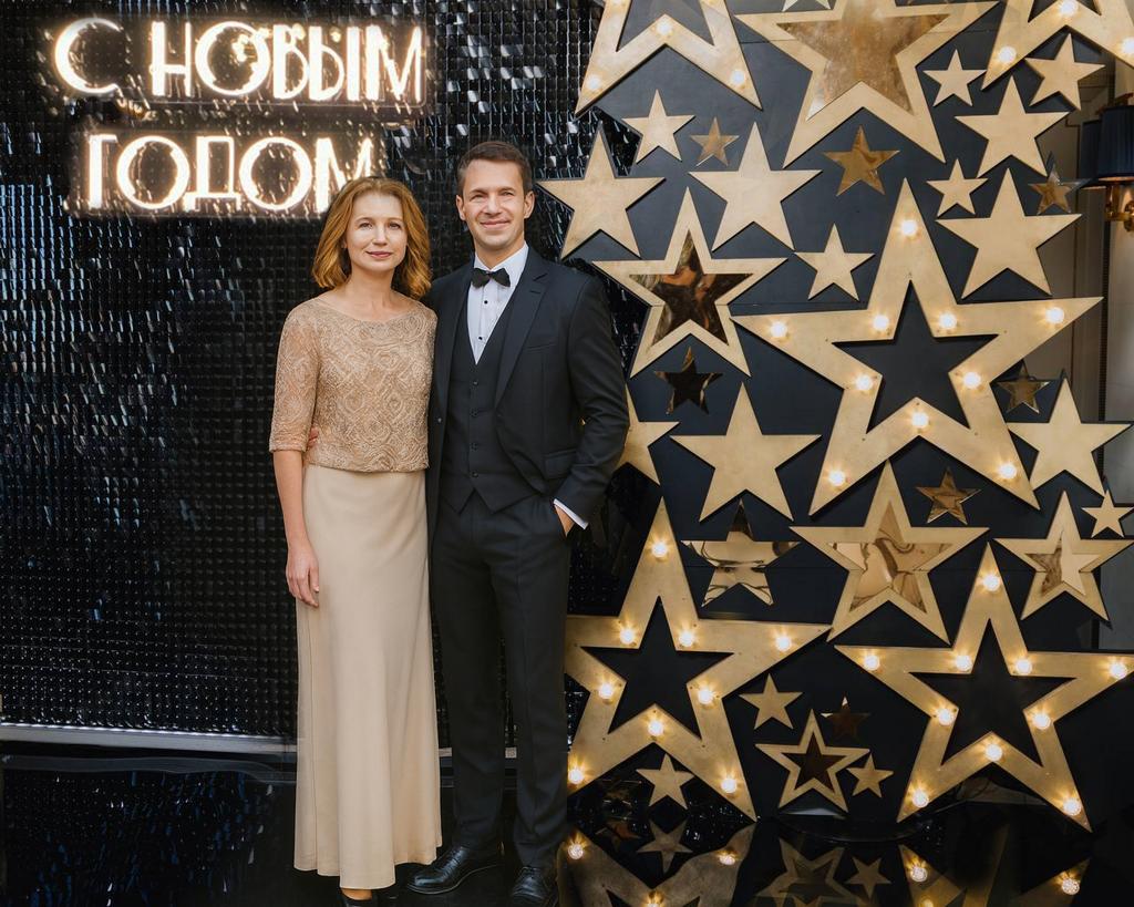 Звездная фотозона на Новый год