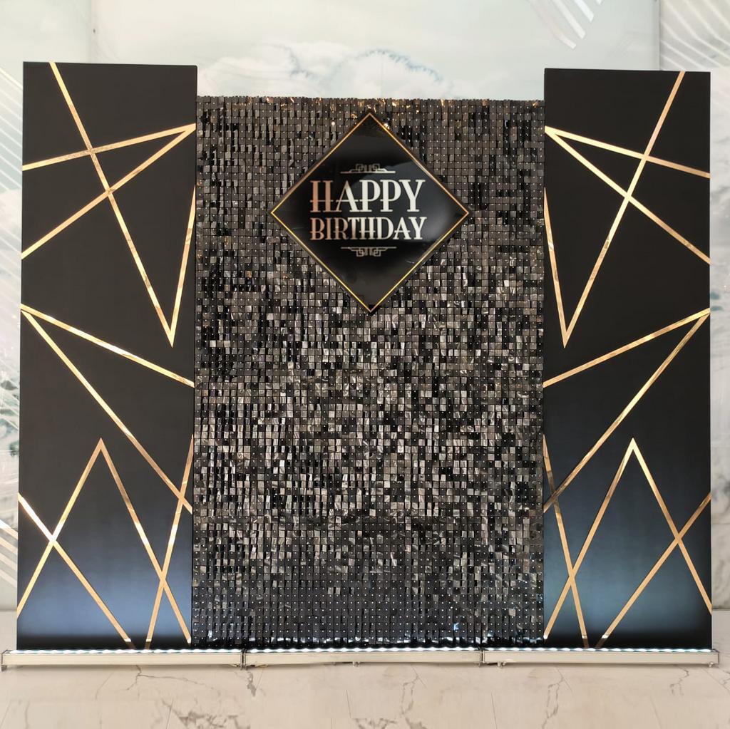 Черная фотозона "Гэтсби"