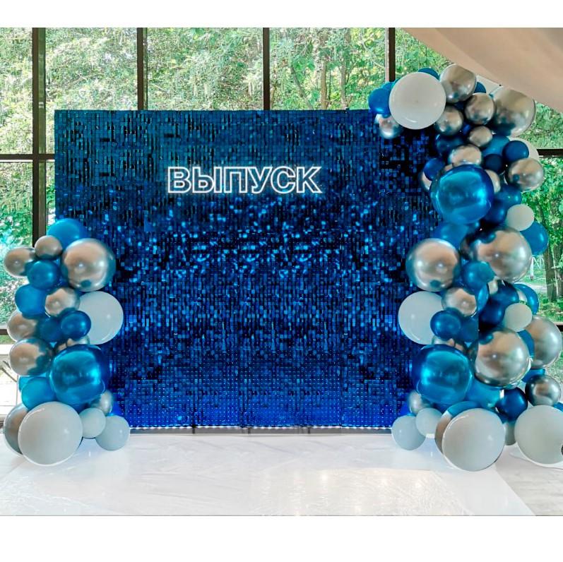 Фотозона на выпускной с шарами