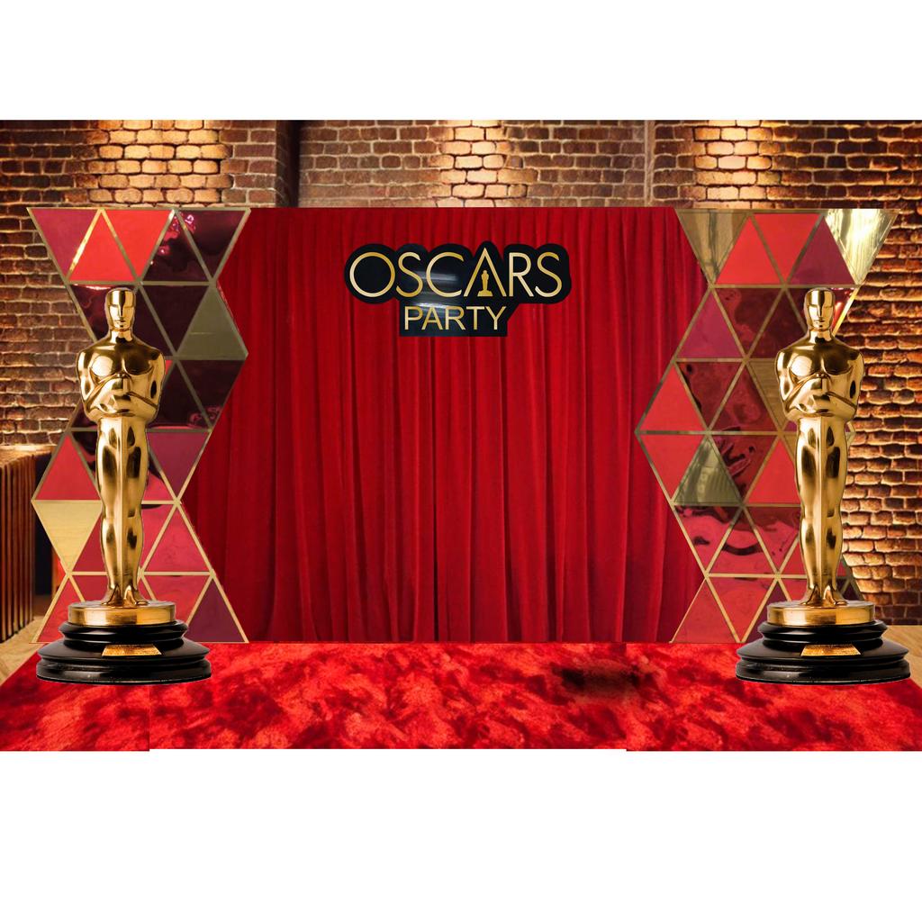 Новогодняя фотозона Оскар с драпировкой