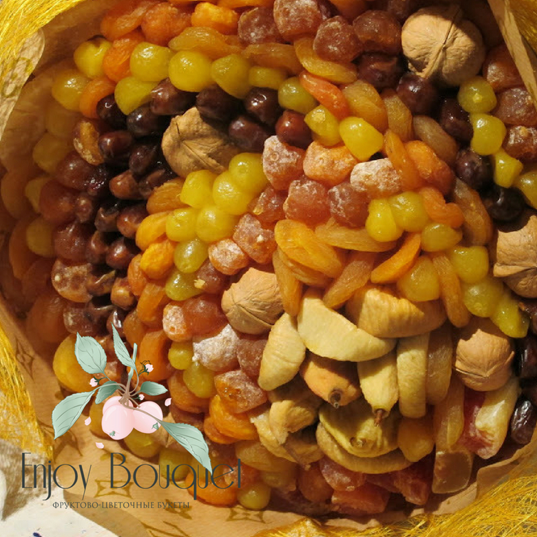 Букет из сухофруктов "Восточные сказки", 30 см