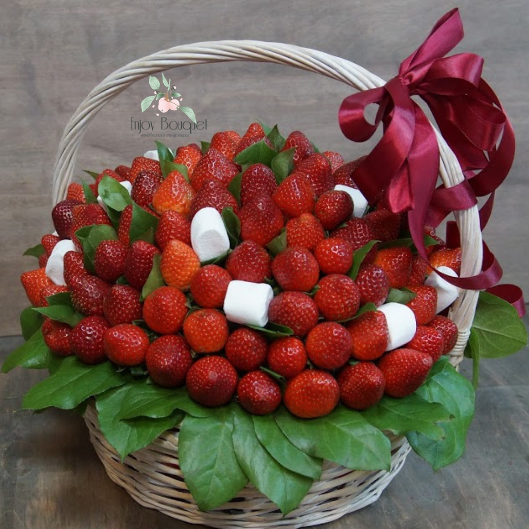 Клубника в корзине "Клубничный презент", 3 кг