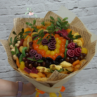 Букет из сухофруктов "Спасибо!", 27 см