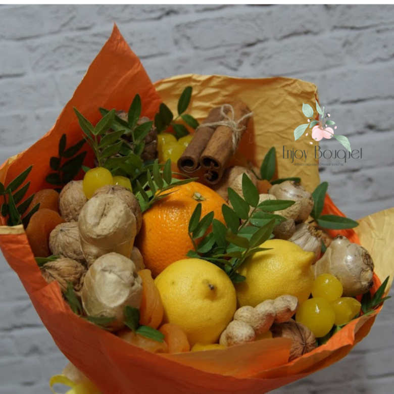 Фруктовый букет "Антивирус", 23 см
