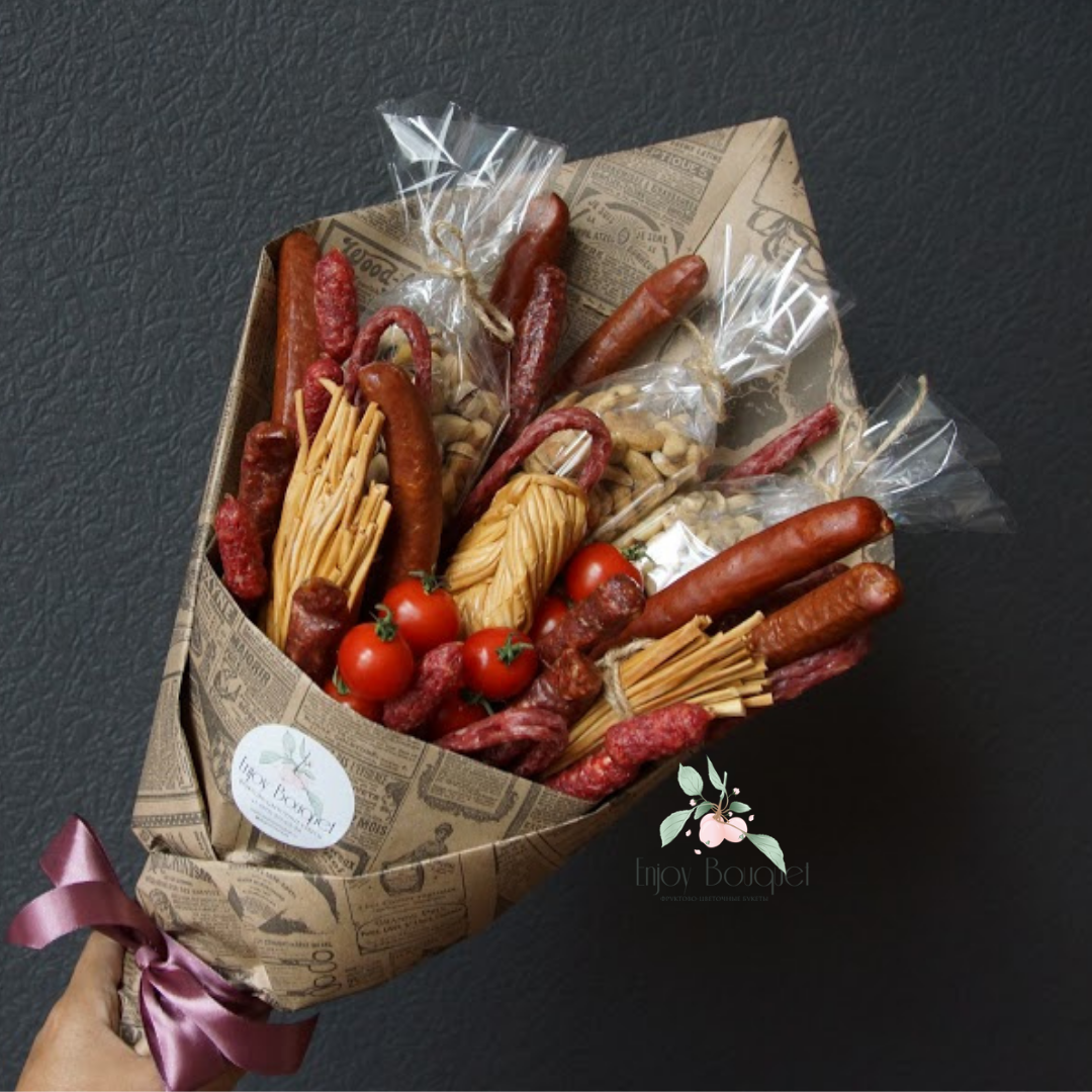 Мужской букет "Смелый шаг", вес 1,3 кг