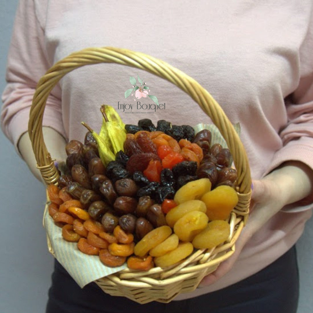 Корзинка с сухофруктами "Идем в гости", 0,7 кг