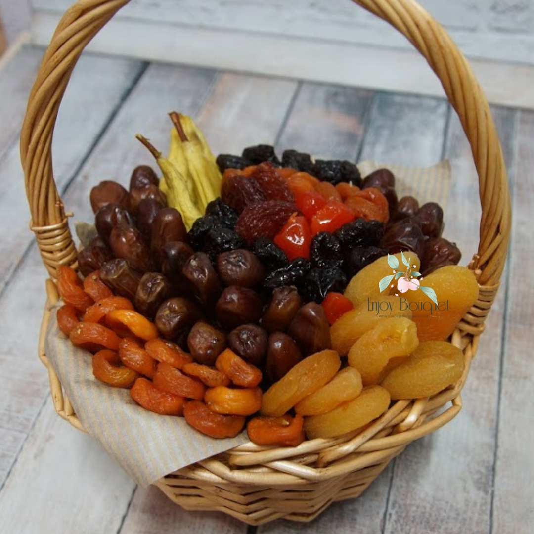 Корзинка с сухофруктами "Идем в гости", 0,7 кг