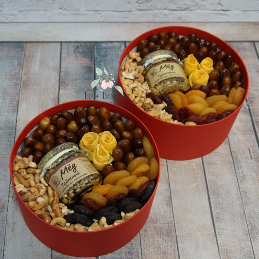 Набор из сухофруктов и орехов "Энергетический заряд", 20 см
