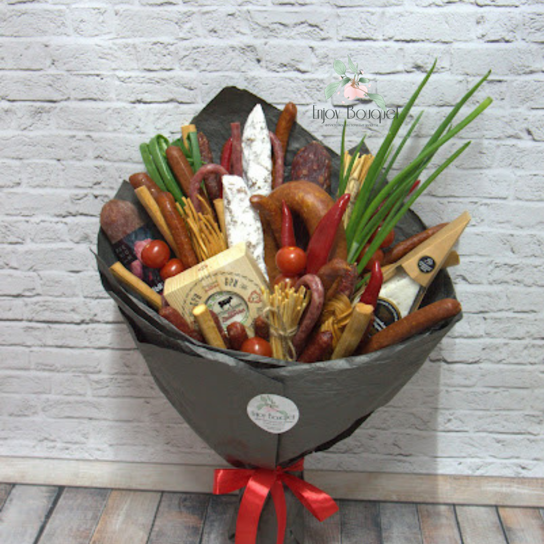 Мужской букет из вкусных продуктов "Лучший подарок"