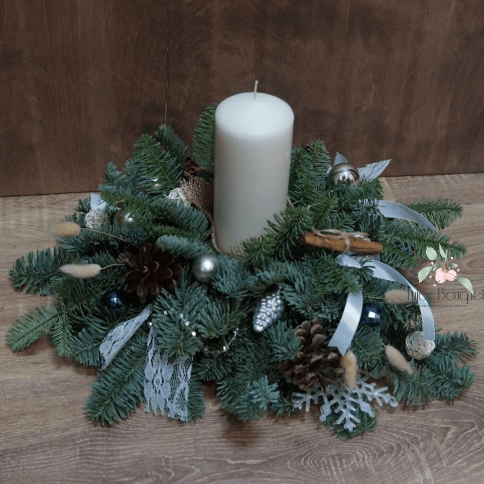 Композиция для декора "Свет белого огня"