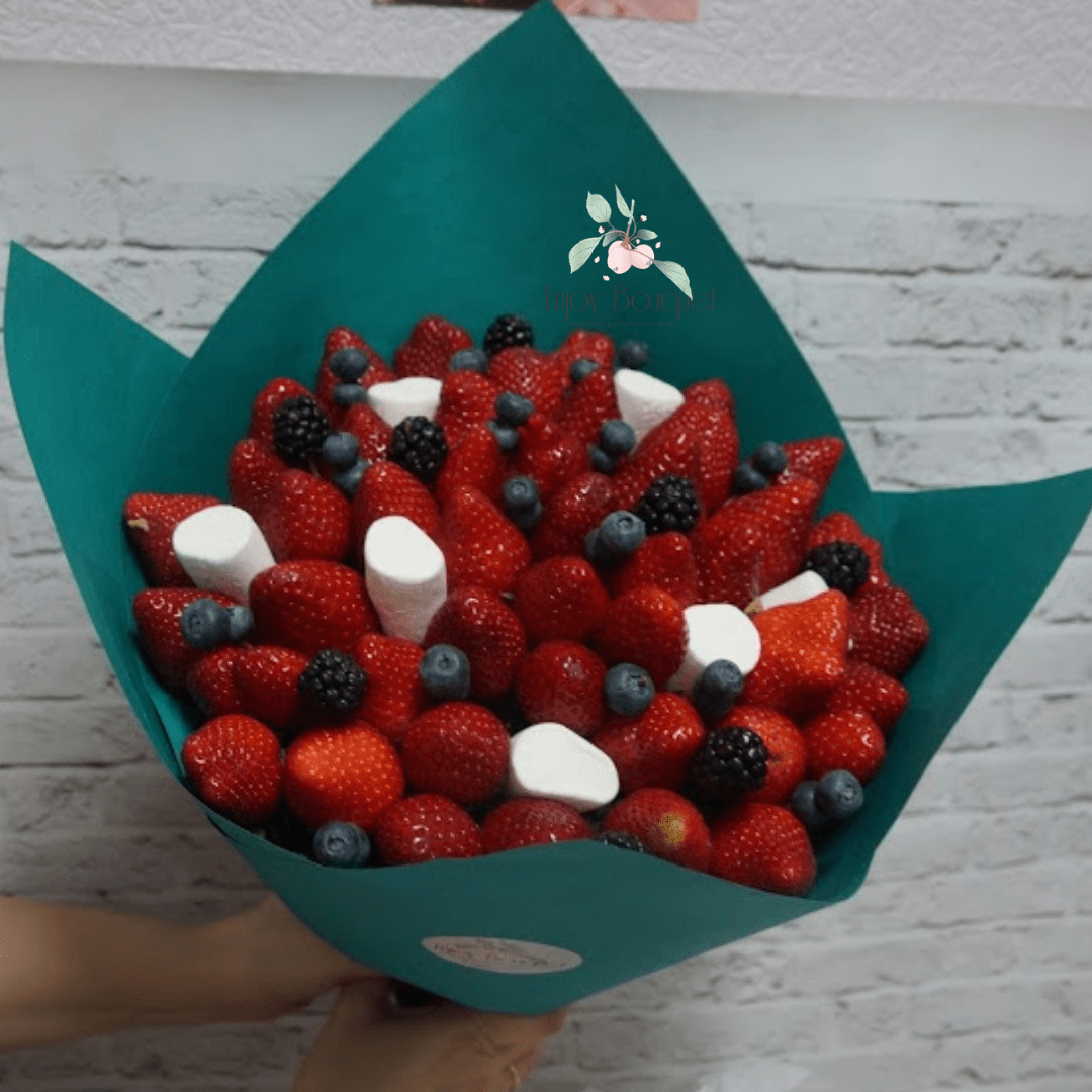 Букет из клубники  "Клубничный подарок"