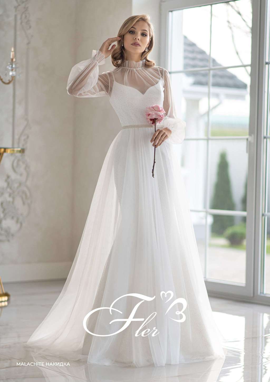 Платье свадебное Fler Малахит