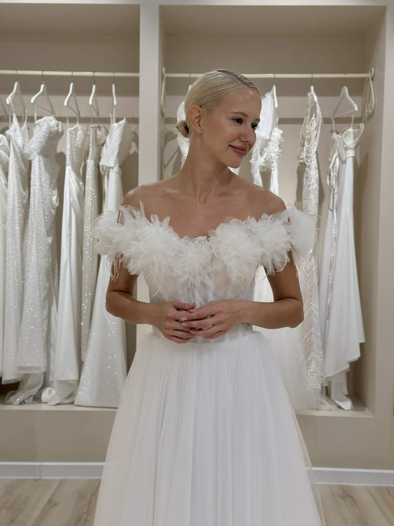 Платье свадебное Свон миди