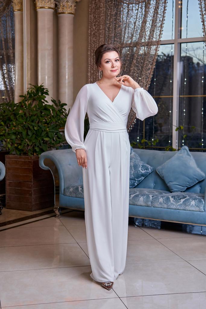 Комбинезон свадебный 298-01