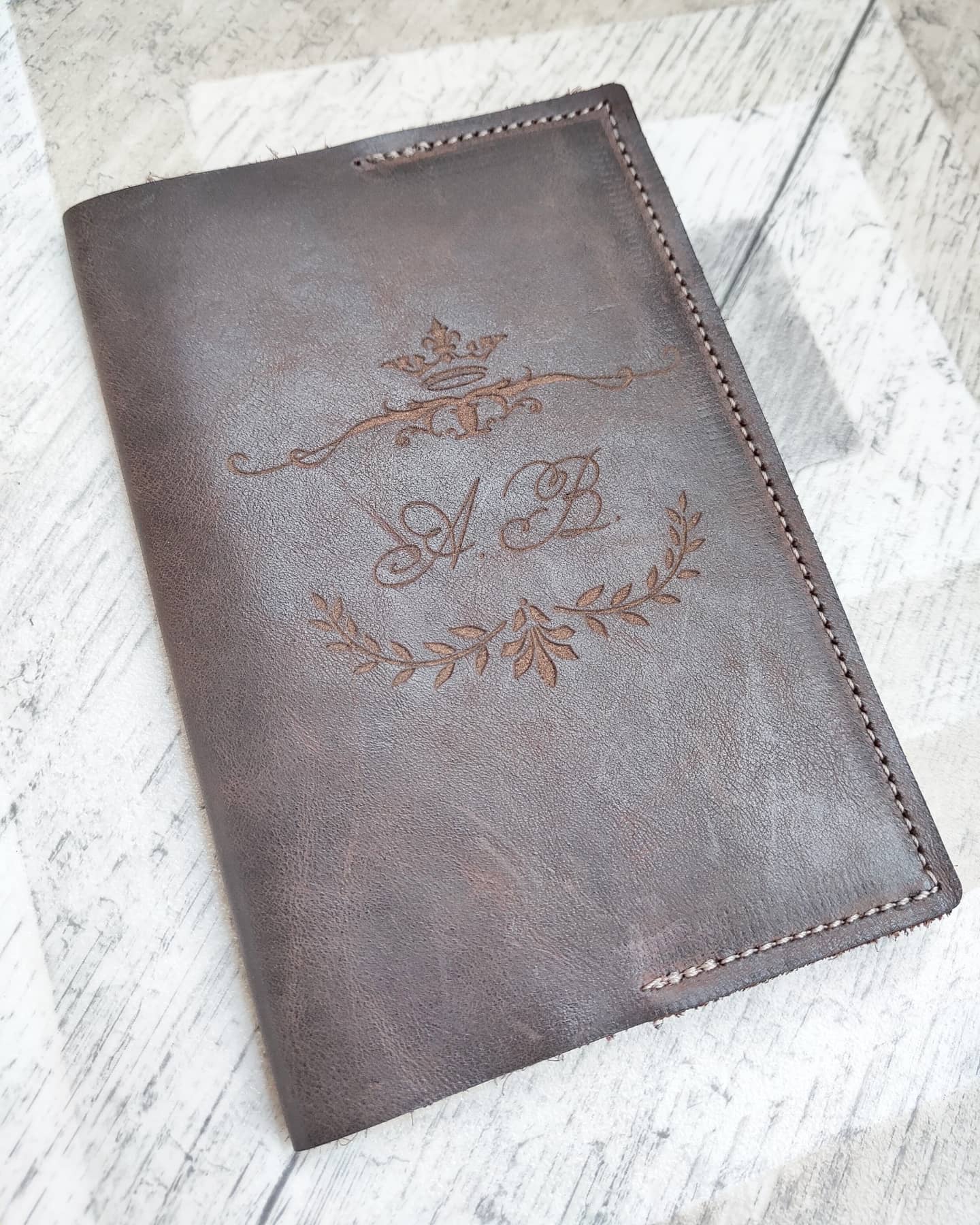 Обложка для паспорта ВЕНЗЕЛЬ темный-шоколад