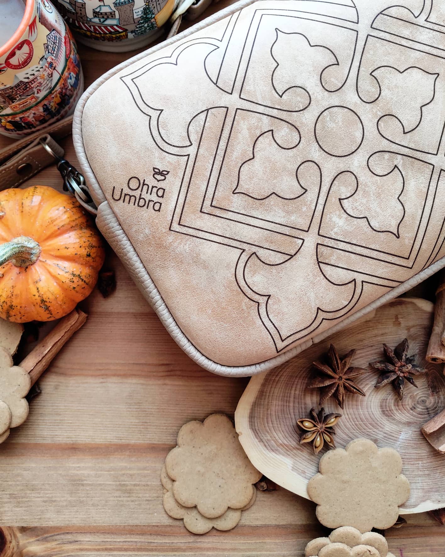 Сумка ТАРРАГОНА песочный + карамель