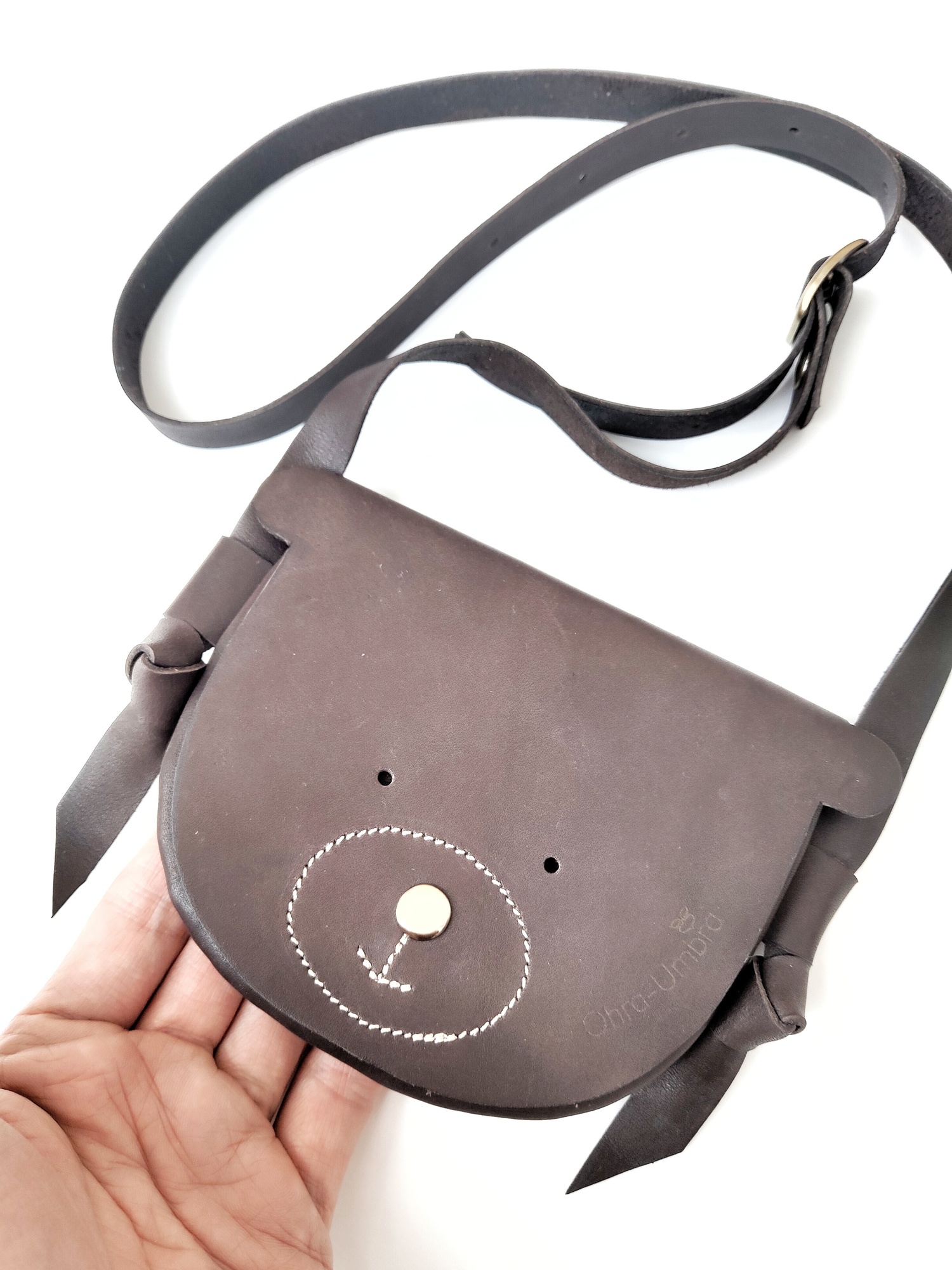 Детская сумка МЕДВЕДИК темный шоколад