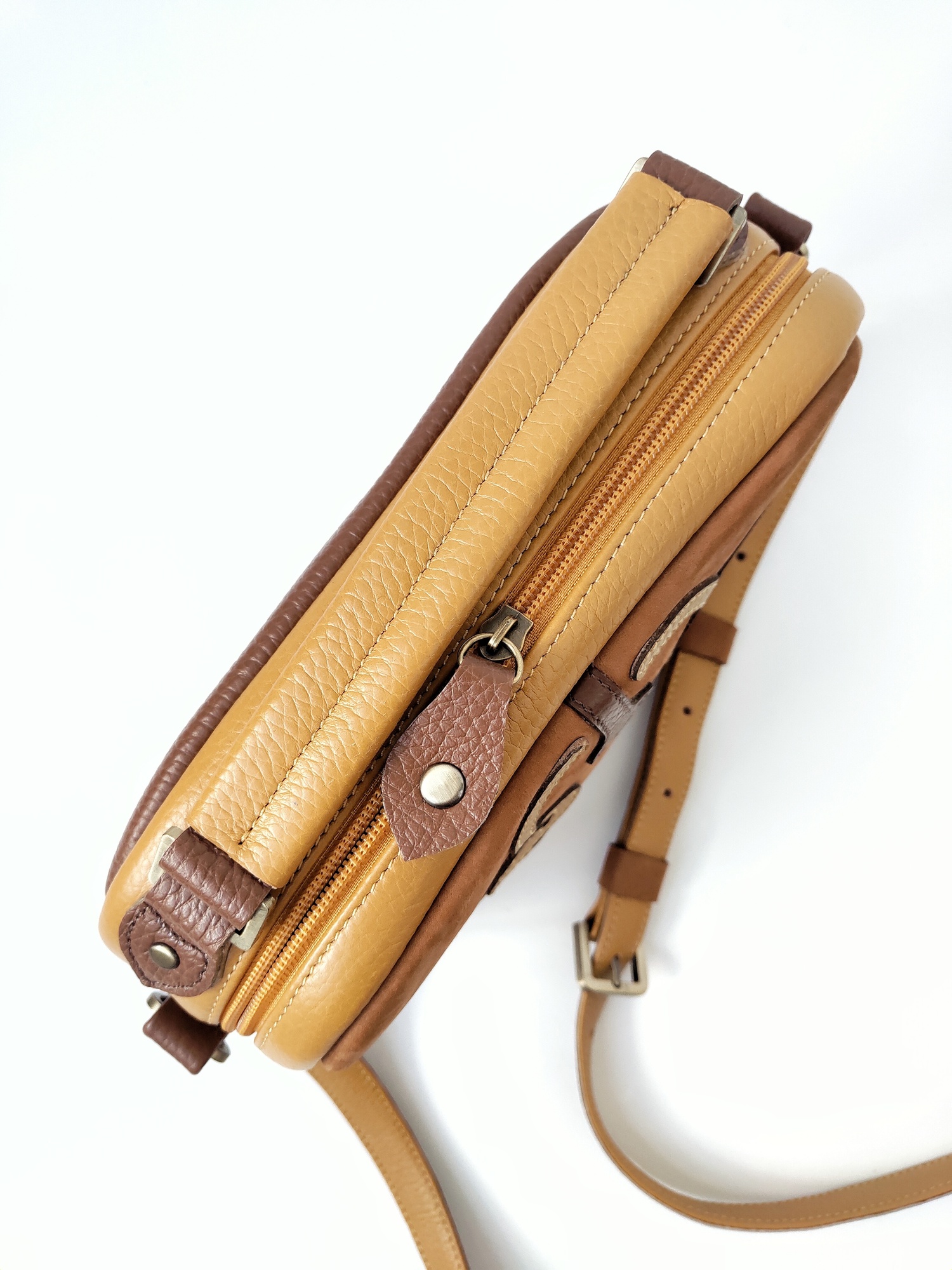 Сумка ТОСКАНА кленовый + горчица + лесной орех