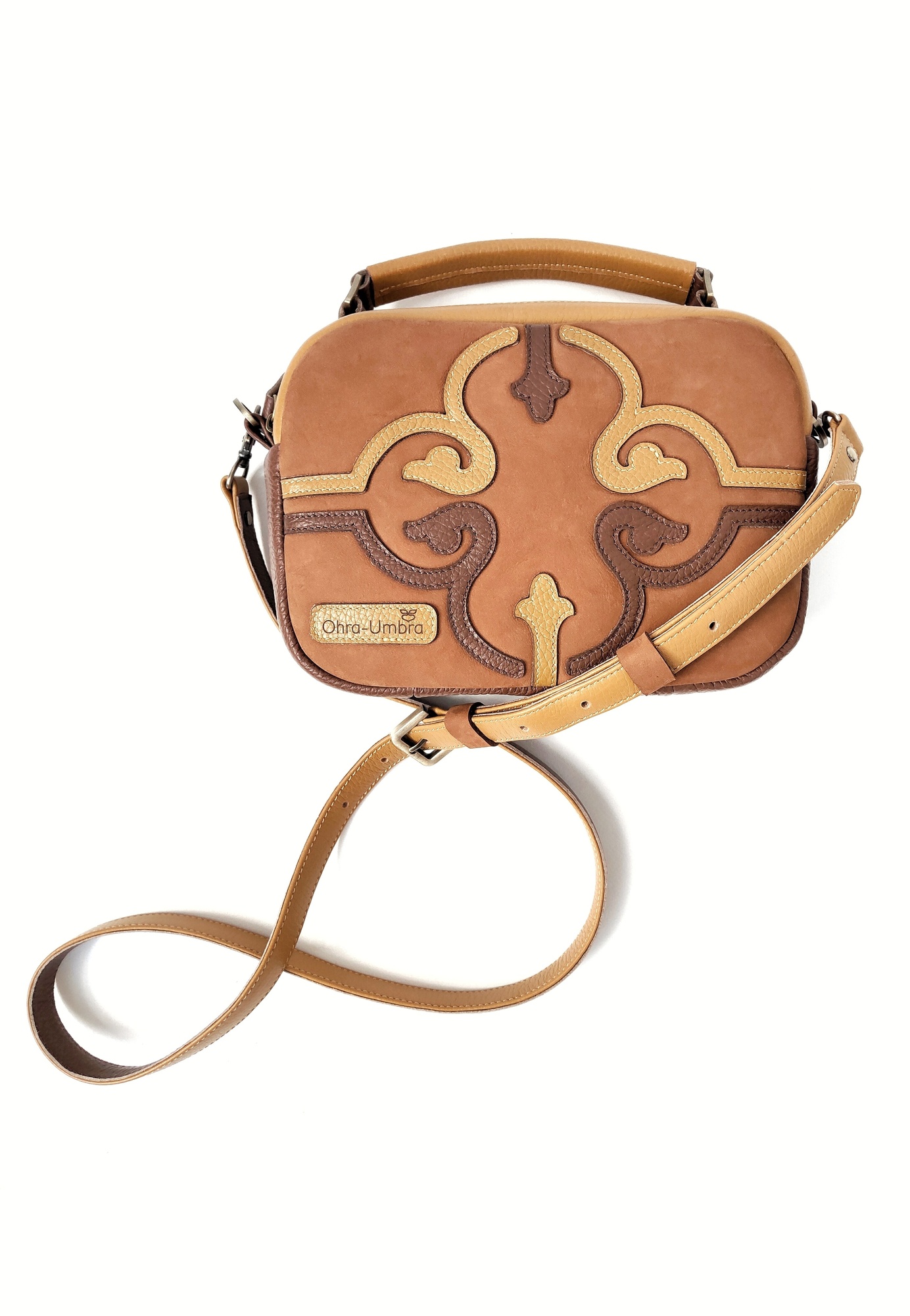 Сумка ТОСКАНА кленовый + горчица + лесной орех