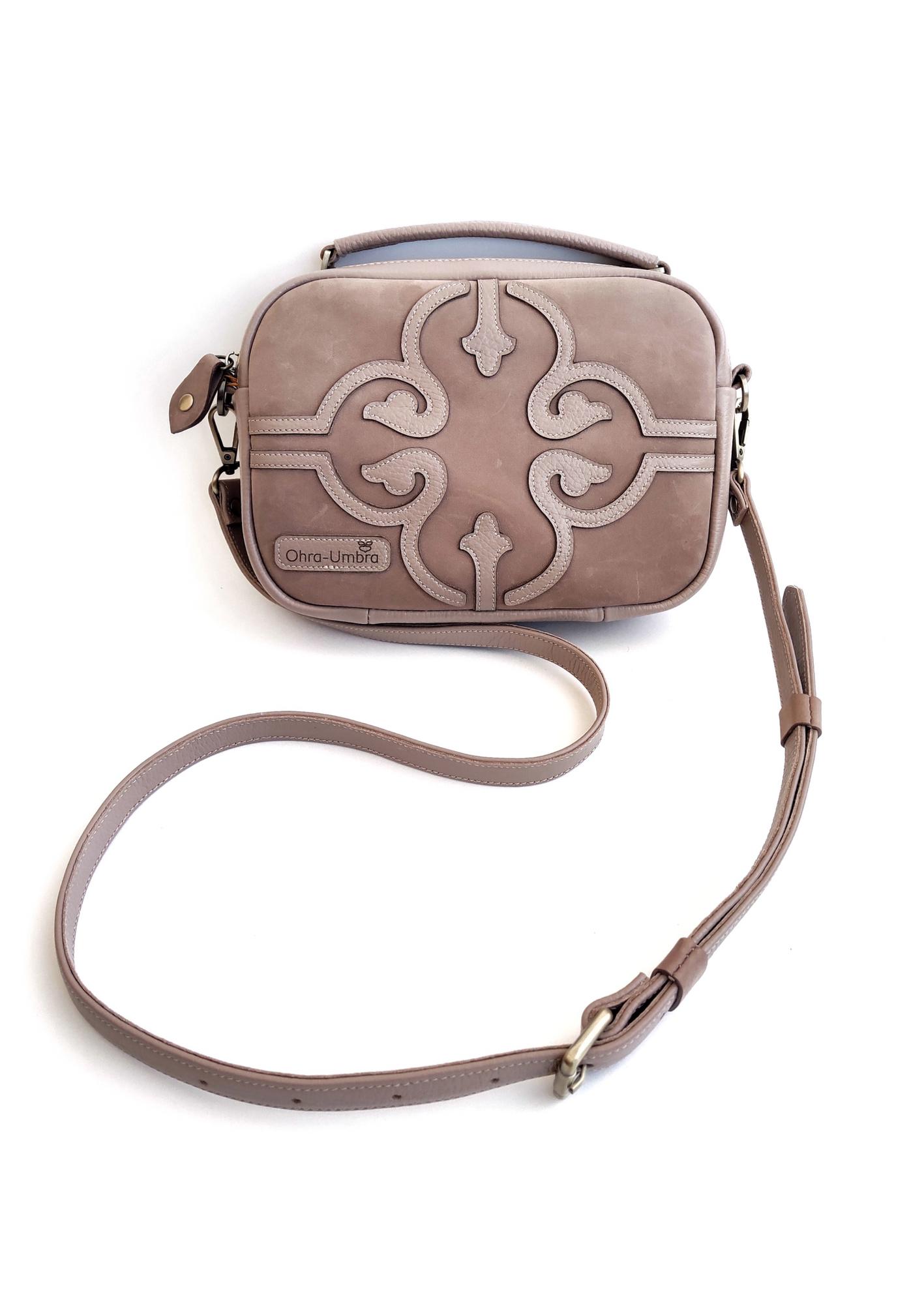 Сумка ТОСКАНА пыльная роза + пыльно-лиловый