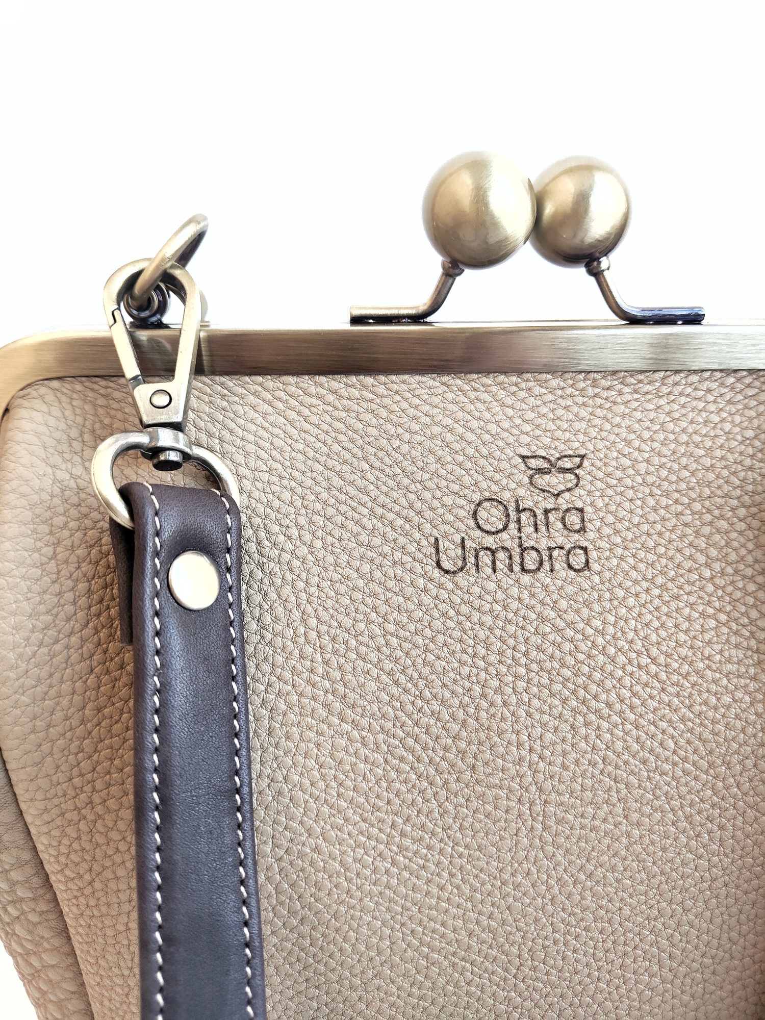 Сумка РОШЕ песочный + тёмный шоколад