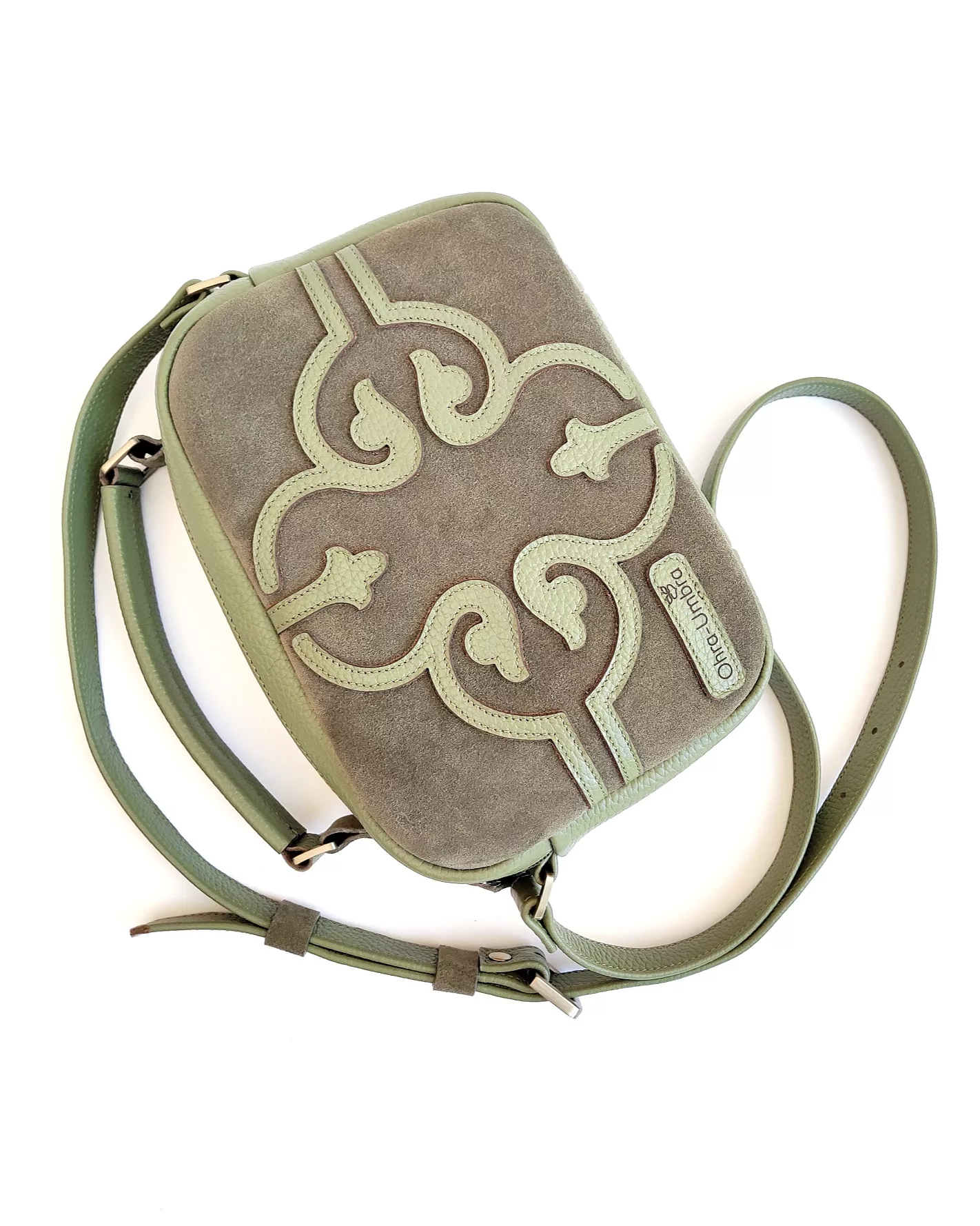 Сумка ТОСКАНА оливка + зелёный мох