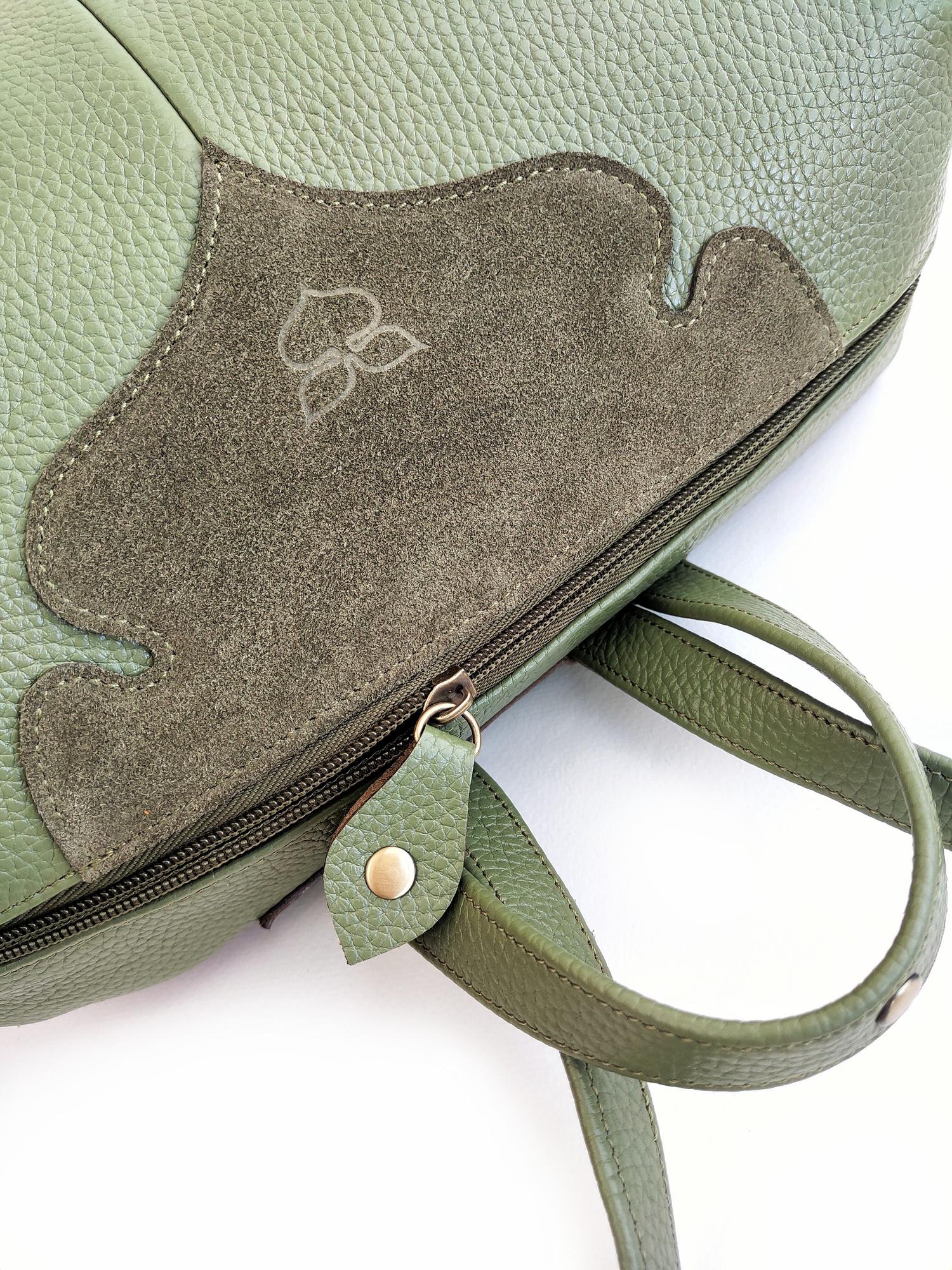 Рюкзак ТУЛОН оливка + зелёный мох