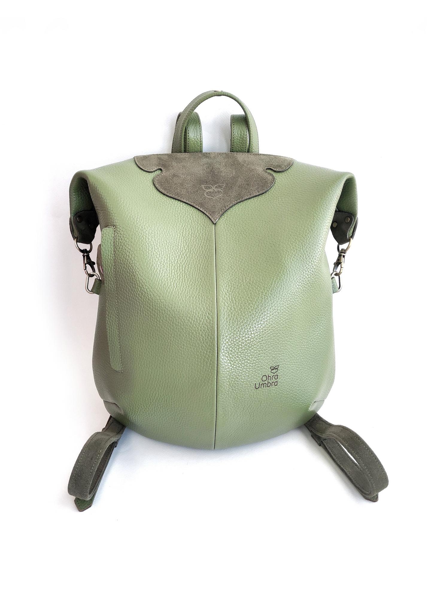 Рюкзак ТУЛОН оливка + зелёный мох