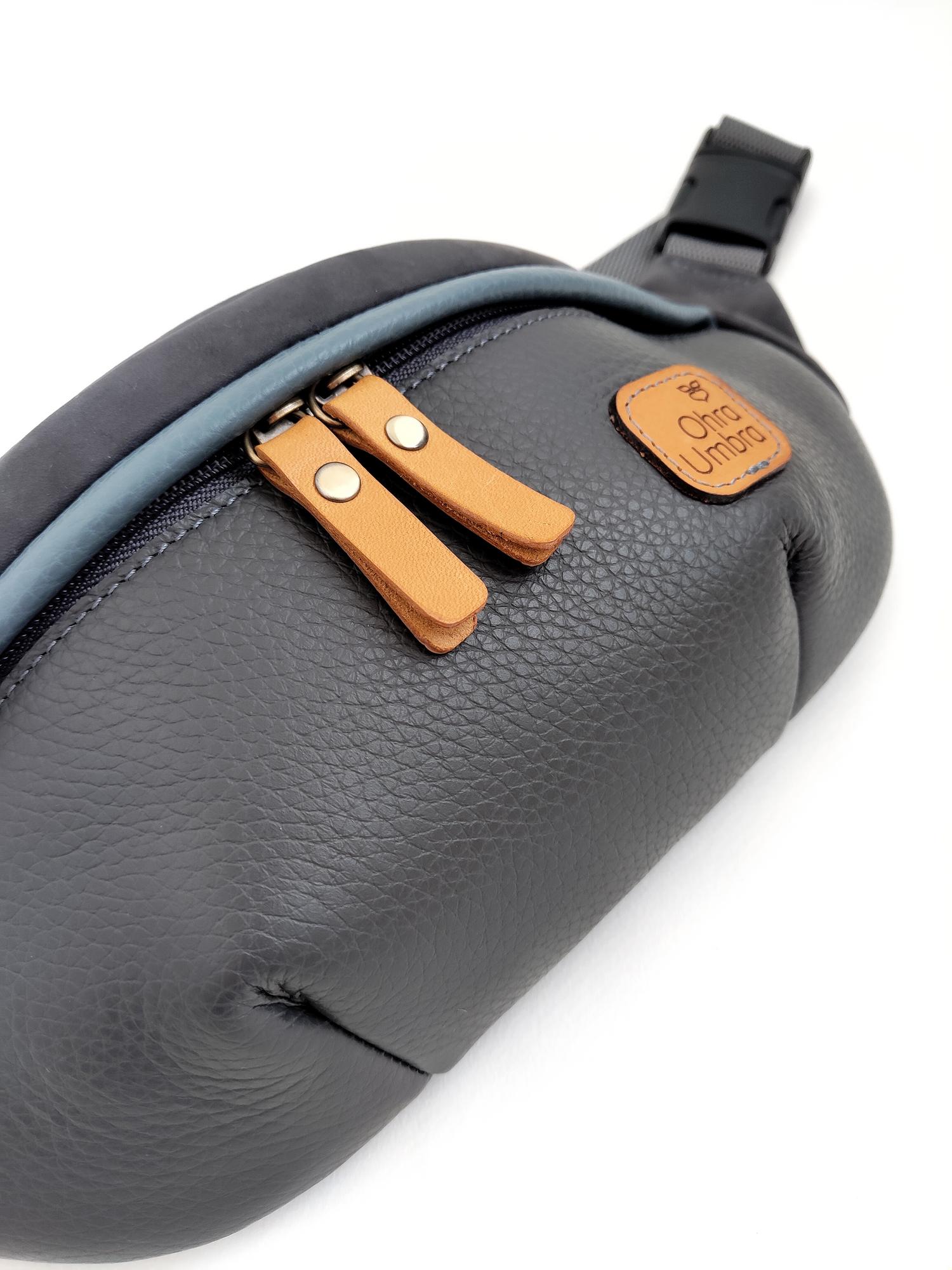 Сумка ЛИССАБОН графит + грифель + пыльно-голубой