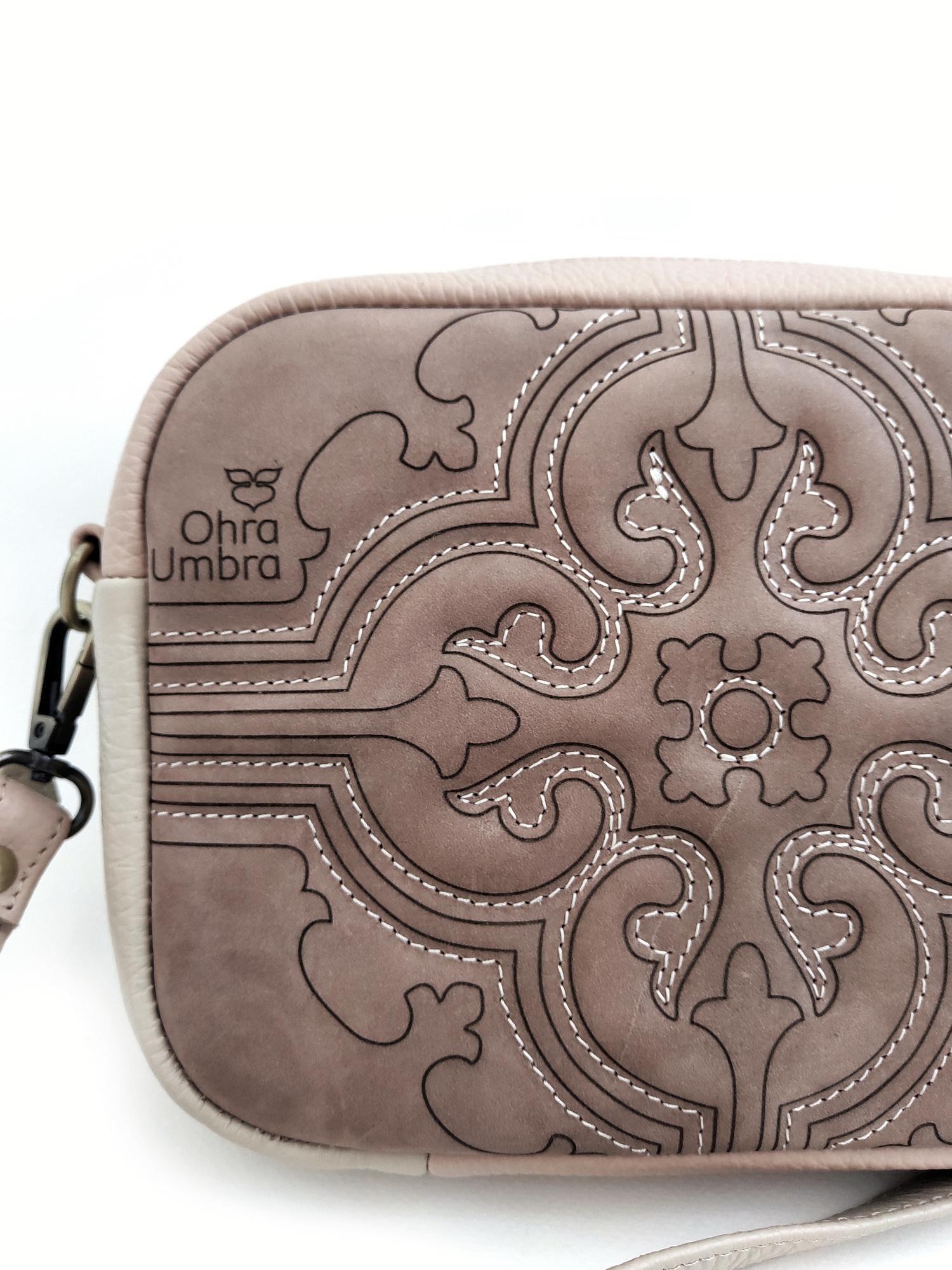 Сумка СЕВИЛЬЯ пыльно-лиловый + тофу + розовая пудра