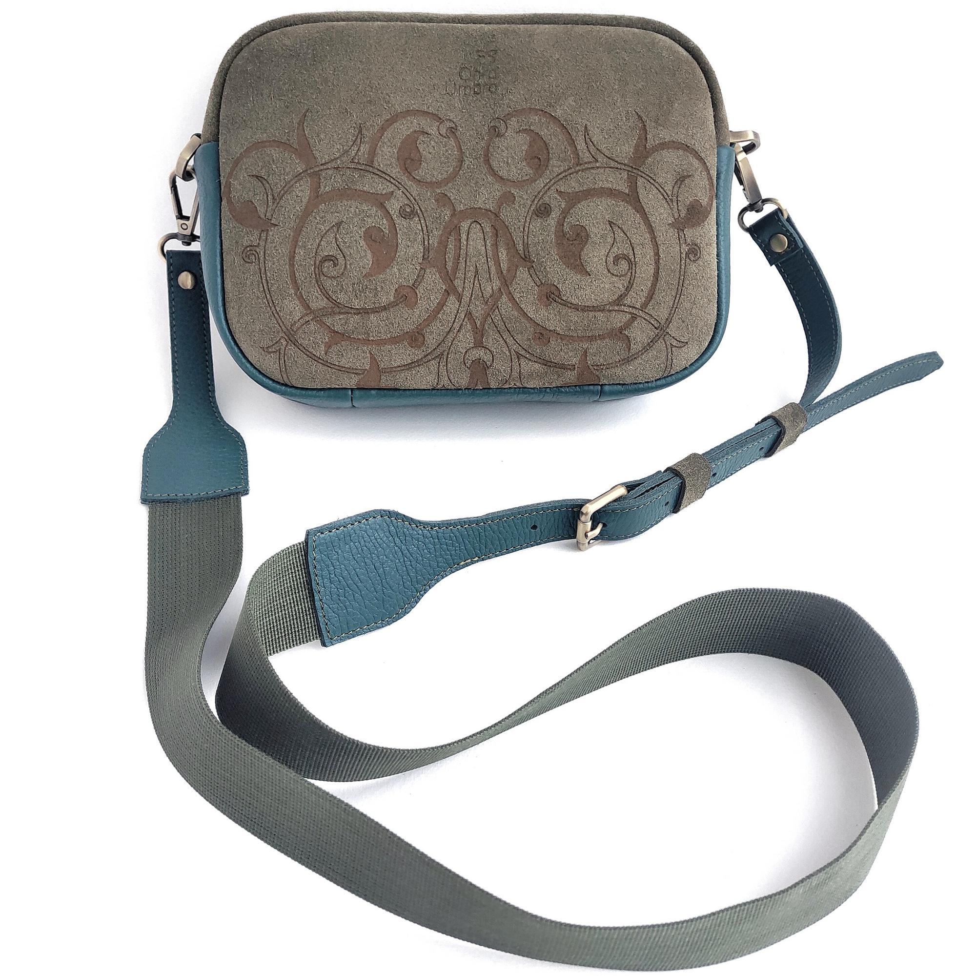 Сумка ФЛОРЕНЦИЯ зеленый мох + еловый