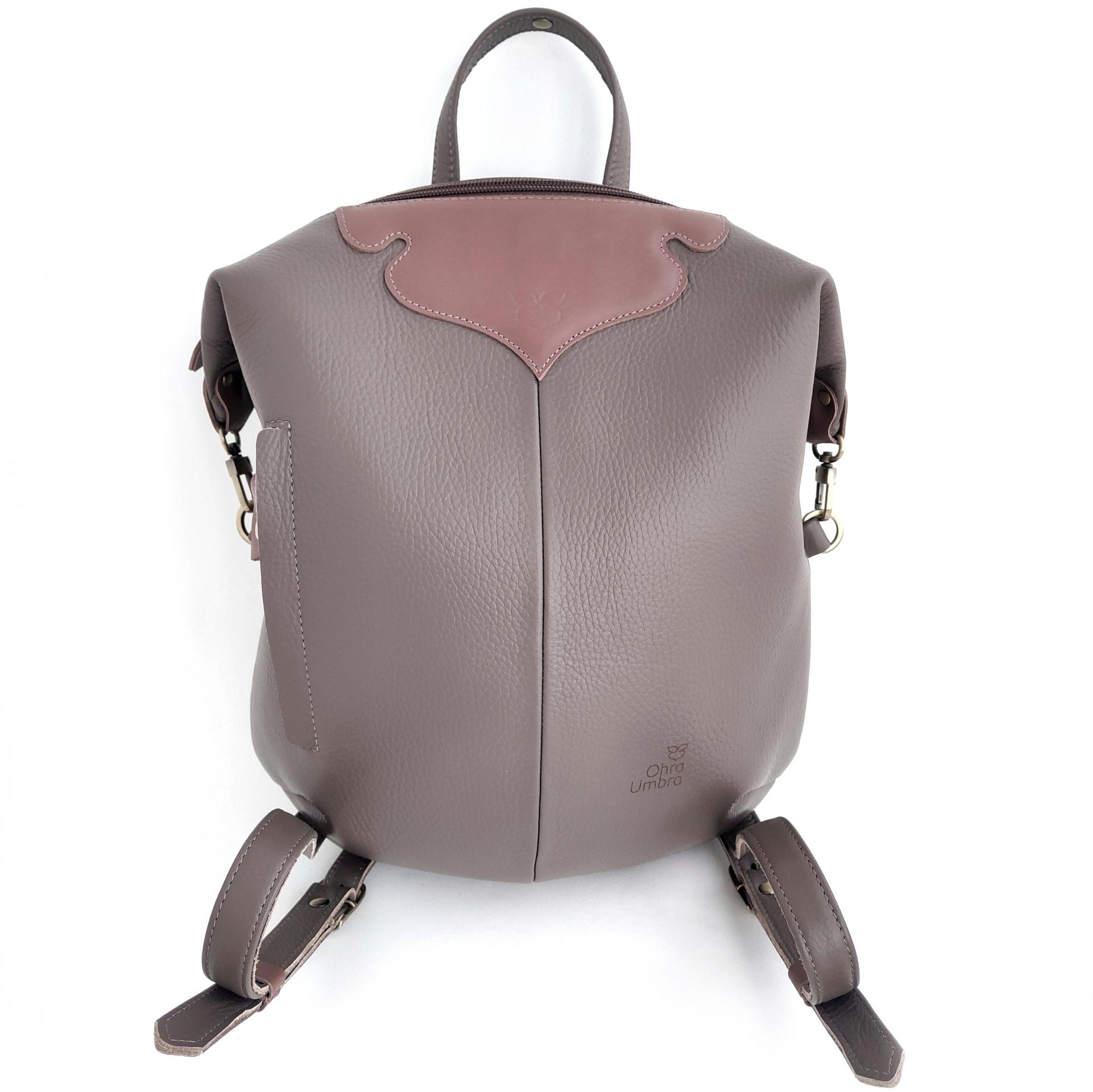 Рюкзак ТУЛОН капучино + розовый каштан