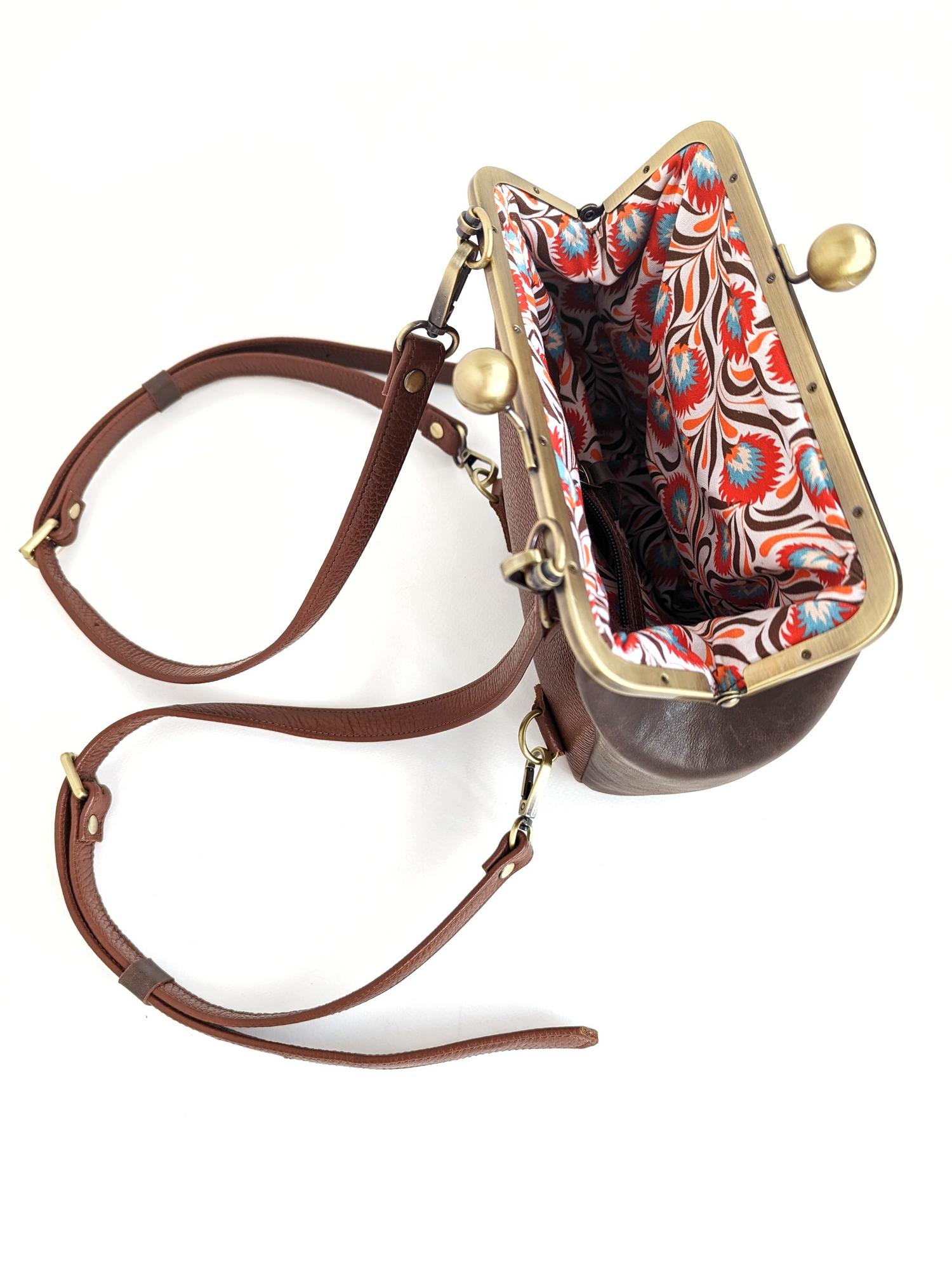 Сумка-рюкзак РОШЕ лесной орех + темный шоколад