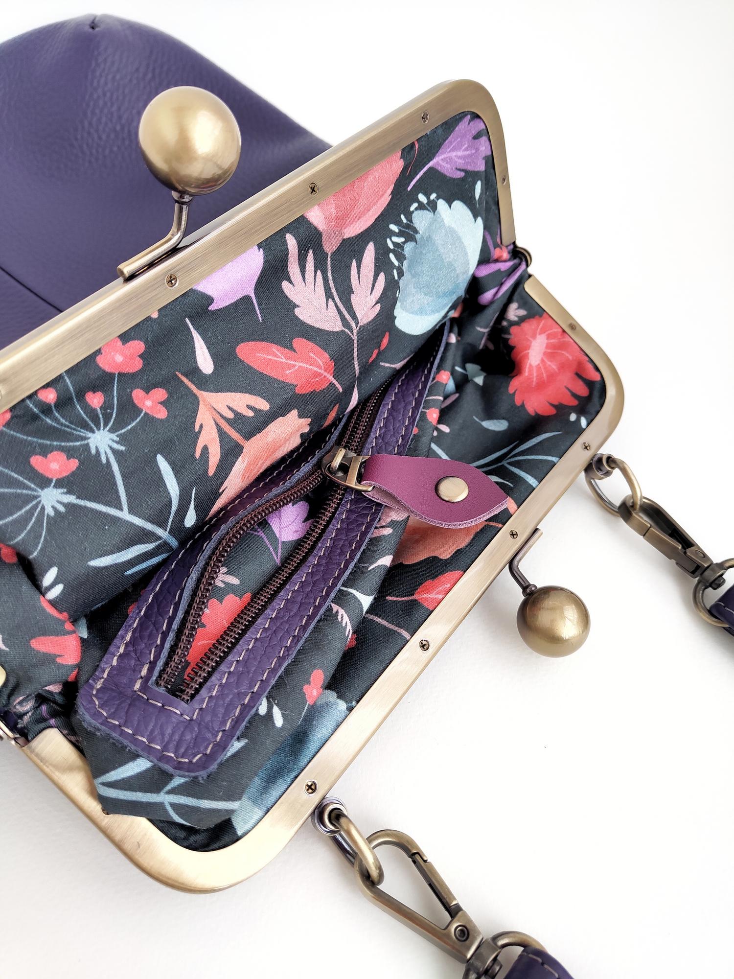 Сумка ДИЖОН инжир + сирень